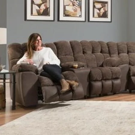 Reclining Console Loveseat with Cupholders